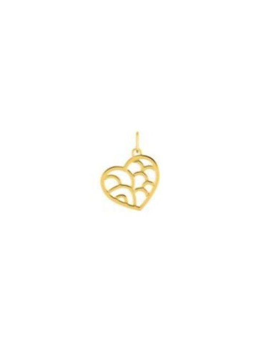 Pendentif Coeur Ajouré Or Jaune 9 carats 375/1000 Pendentif Coeur Ajouré Or Jaune 9 carats 375/1000