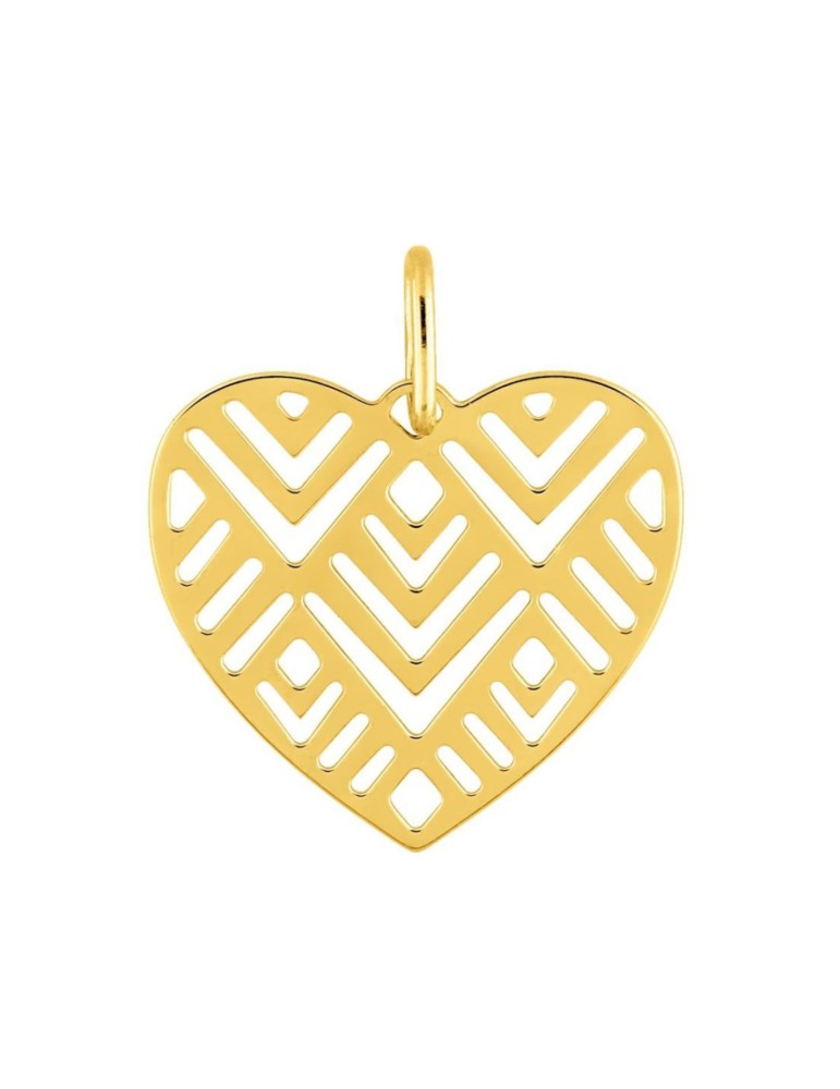 Pendentif Coeur Ajouré Or Jaune 9 carats 375/1000 Pendentif Coeur Ajouré Or Jaune 9 carats 375/1000