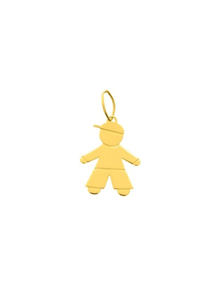 Pendentif Garçon Or Jaune 9 carats 375/1000 Pendentif Garçon Or Jaune 9 carats 375/1000