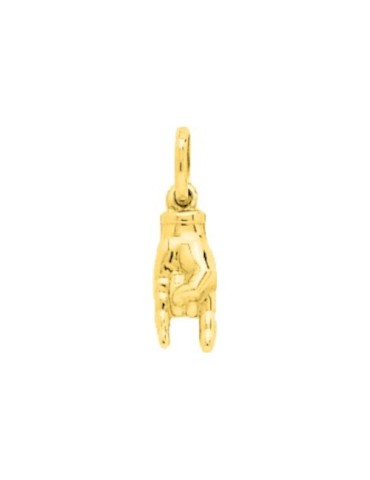 Pendentif Main Italienne Or Jaune 9 carats 375/1000
