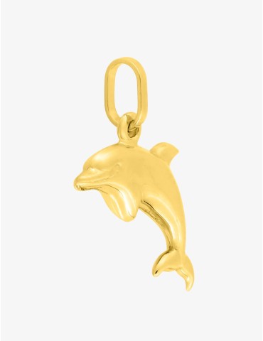 Pendentif Dauphin Or Jaune 9 carats 375/1000 2