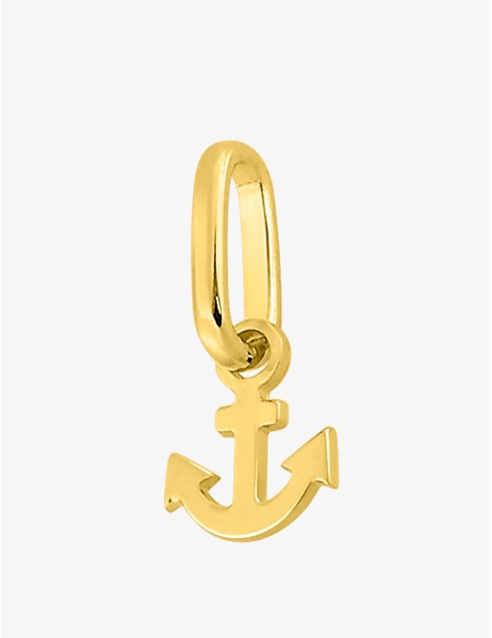 Pendentif Ancre Marine Or Jaune 9 carats 375/1000