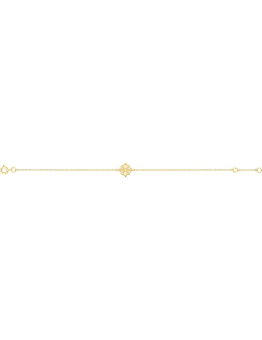 Bracelet or jaune 9K fantaisie