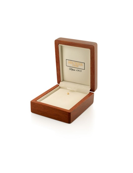 Médaille Becker Vierge Amabilis ovale en Platine 950/1000