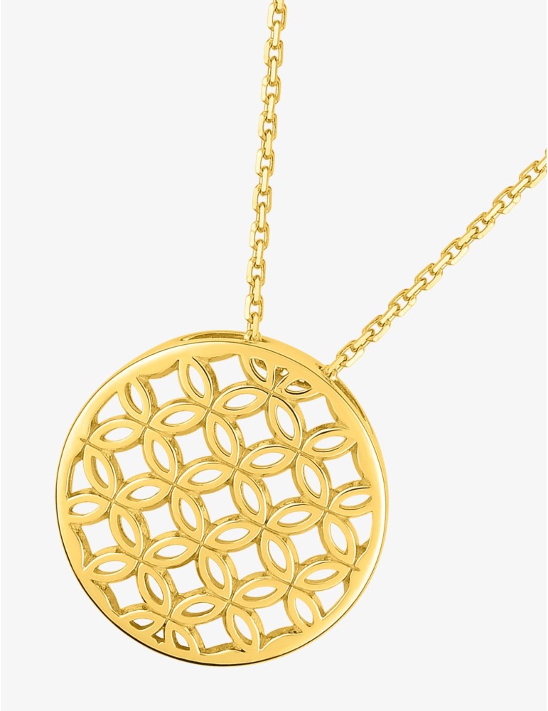 Collier or jaune18K