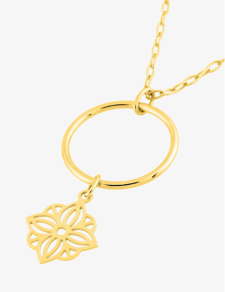 Collier or jaune18K