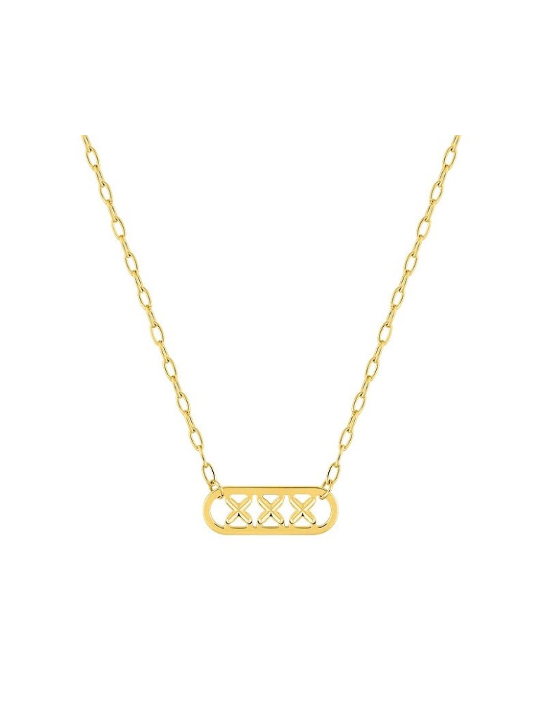 Collier or jaune18K