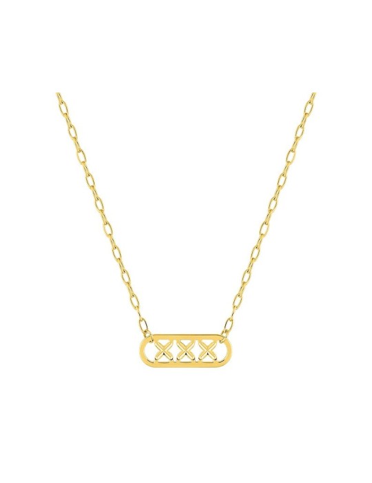 Collier or jaune18K