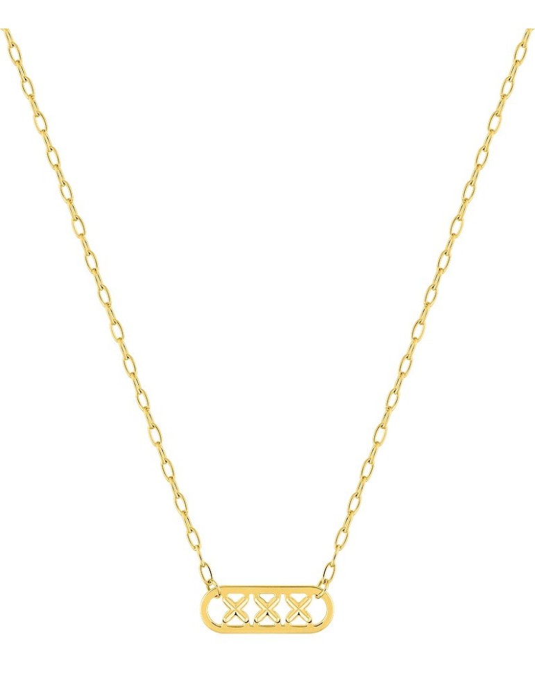 Collier or jaune18K
