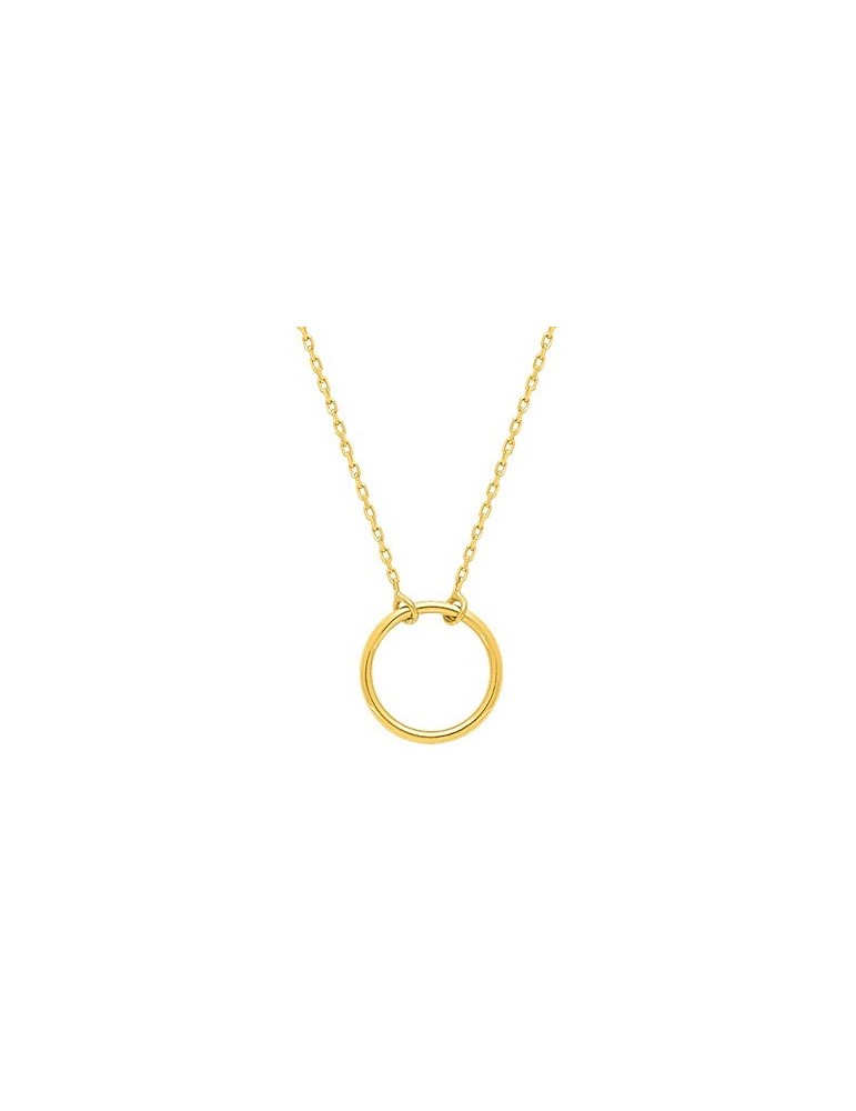 Collier or jaune cercle 18K Collier or jaune cercle 18K