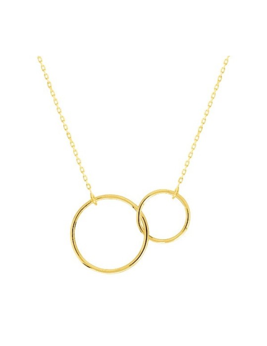 Collier or jaune cercle 18K Collier or jaune cercle 18K