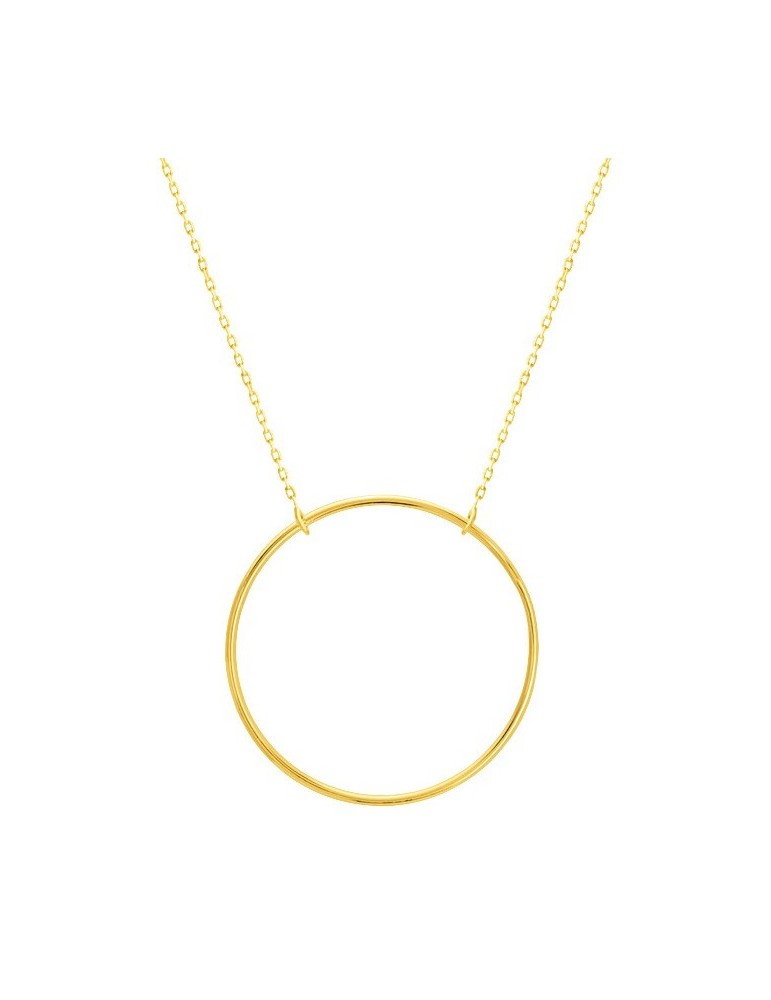 Collier or jaune cercle 18K Collier or jaune cercle 18K