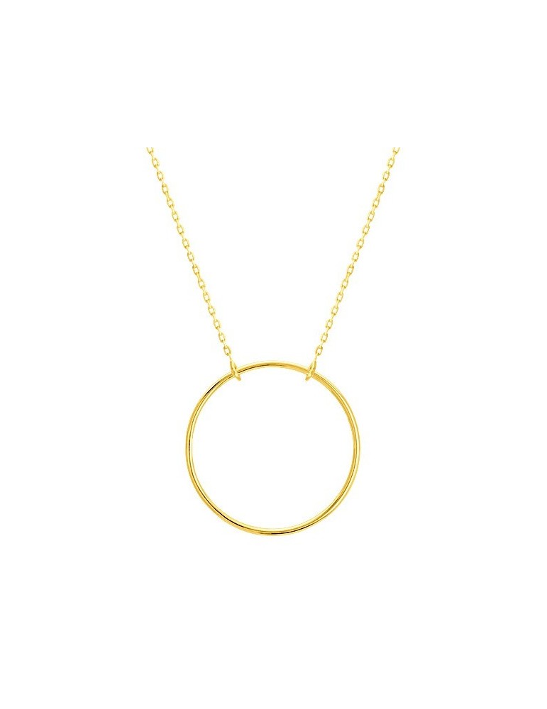 Collier or jaune cercle 18K Collier or jaune cercle 18K