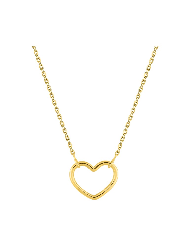 Collier or jaune coeur 18K Collier or jaune coeur 18K