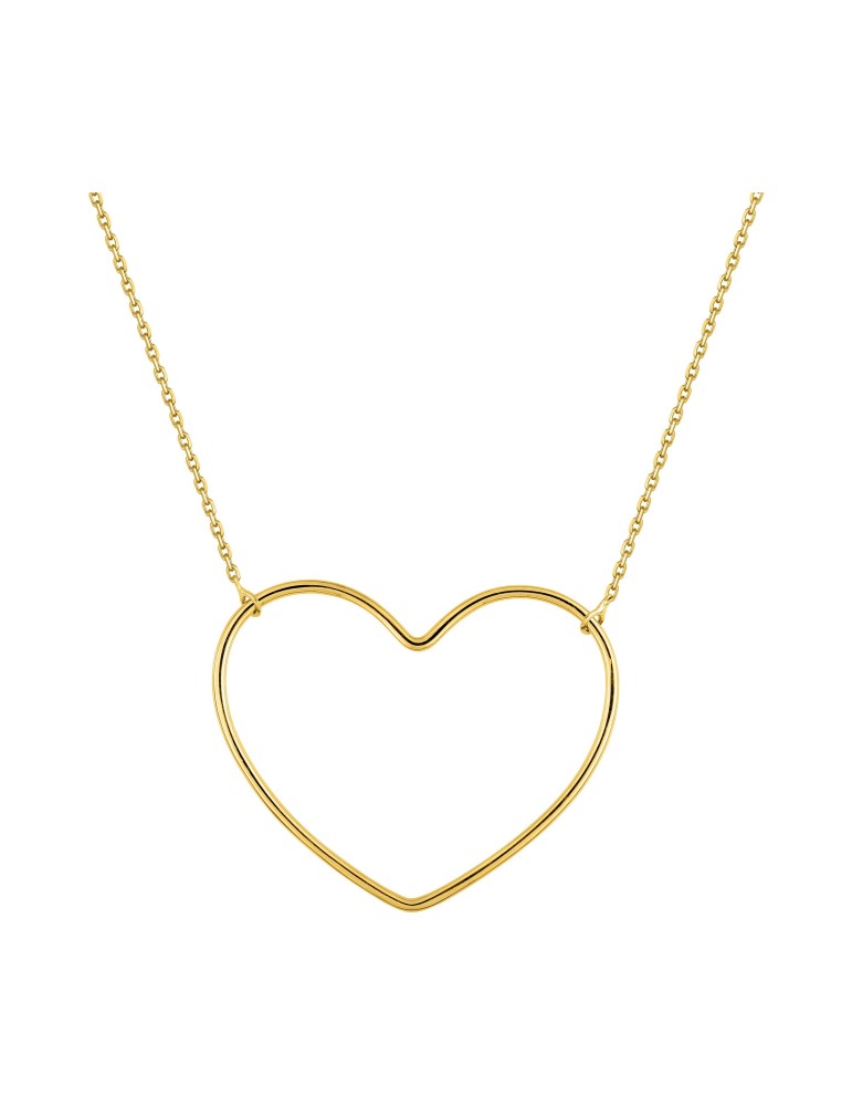 Collier or jaune coeur 18K Collier or jaune coeur 18K