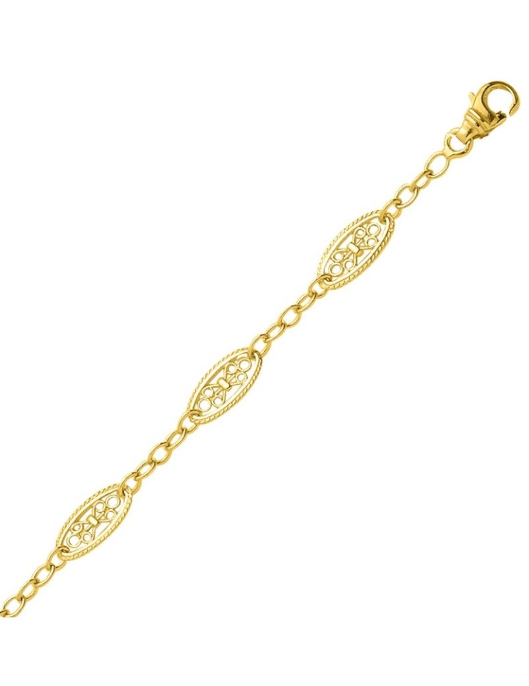 Chaine Filigrane or jaune 18K Chaine Filigrane or jaune 18K