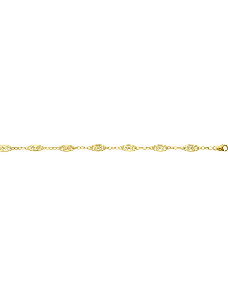Chaine Filigrane or jaune 18K