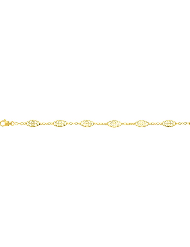 Chaine Filigrane or jaune 18K