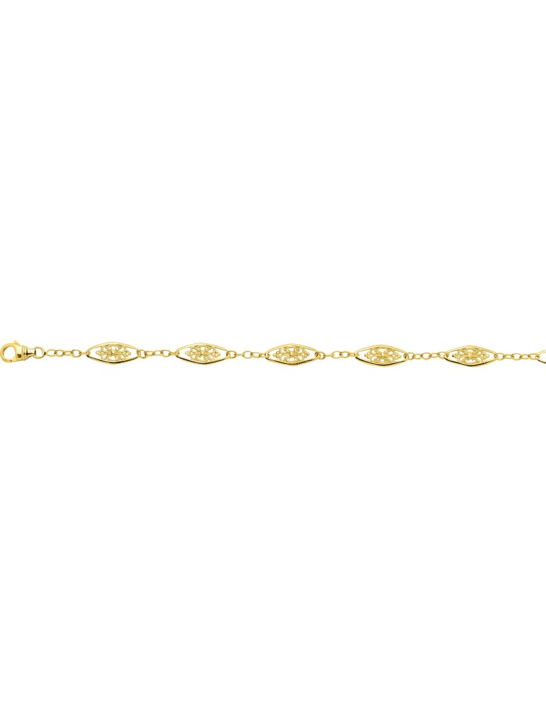 Chaine Filigrane or jaune 18K