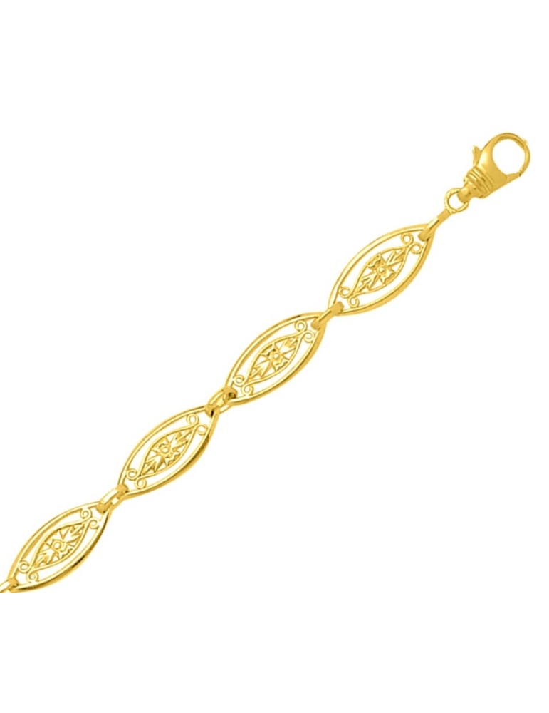 Chaine Filigrane or jaune 18K Chaine Filigrane or jaune 18K
