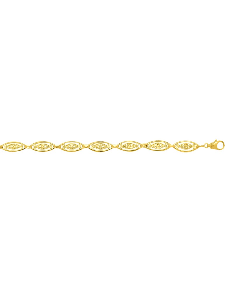 Chaine Filigrane or jaune 18K