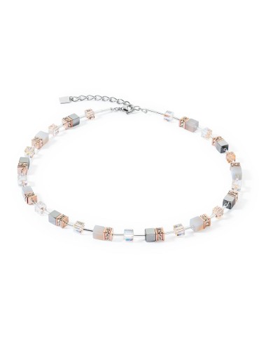Collier GeoCUBE Iconic Precious or rose-pêche 4017/10-0235