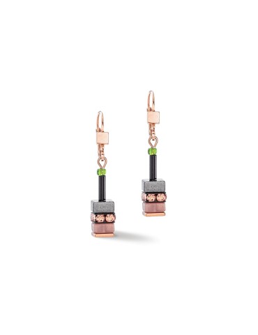 Boucles d'oreilles Sparkling Classic Elements or rose-automne Coeur de Lion 4412/20-0911