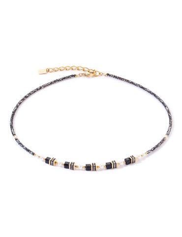 Collier Sparkling Princess or-noir 4567/10-1300