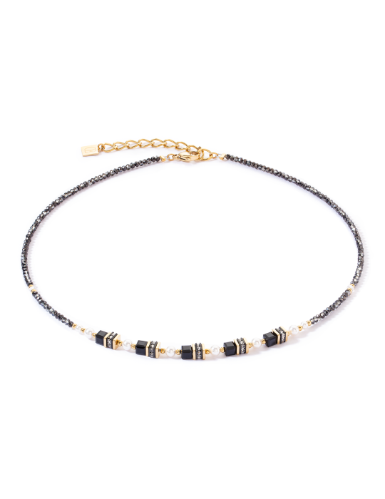 Collier Sparkling Princess or-noir 4567/10-1300