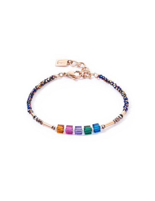 Bracelet Cube Story Minimalistic Multicolore Automne Coeur De Lion 5027/30-1538