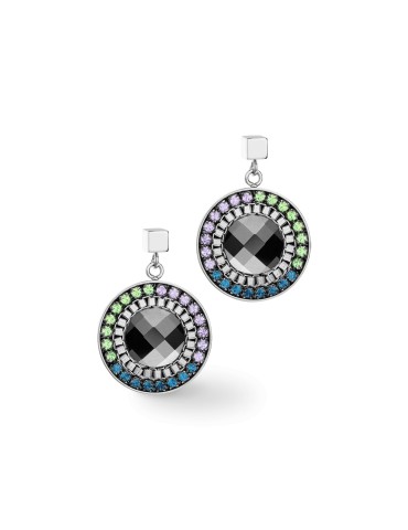 Boucles d'oreille Amulette Statement vert foncé Coeur De Lion Coeur de Lion 5036/21-0754