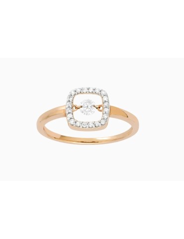 Bague Filles En Or Allure Entourage en or rose