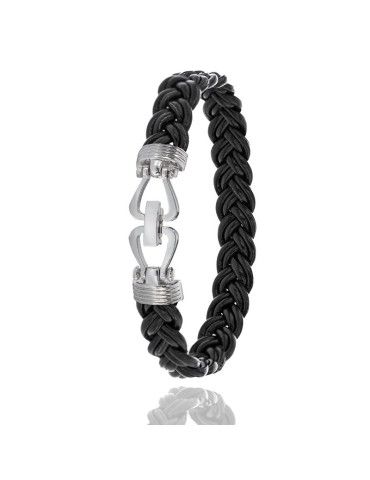 Bracelet Albanu Granny Smith noir