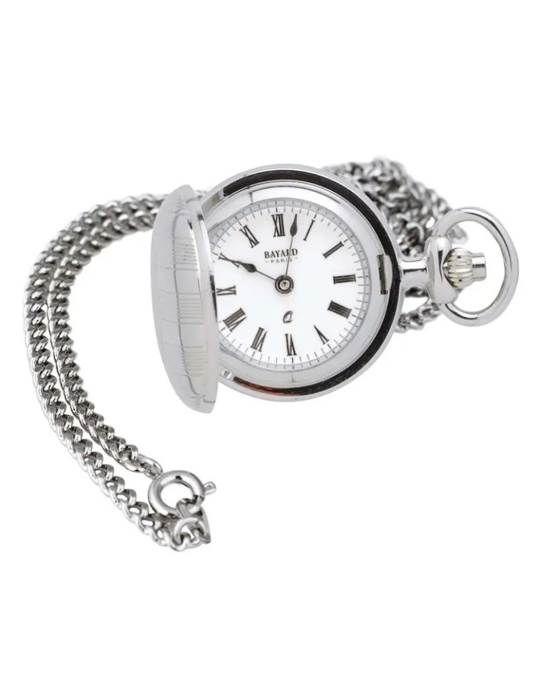 Montre à Gousset Bayard TX33.2 – Quartz femme argentée, 26 mm