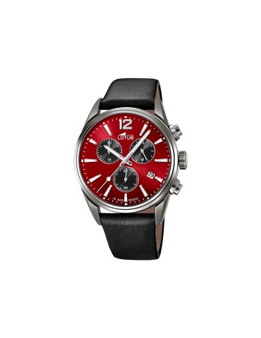 Lotus Chrono 18683/5 – Montre homme cuir bleu chronographe, 42 mm